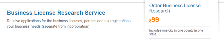 BizFilings Business License Service