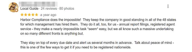 Harbor Compliance User Review 2