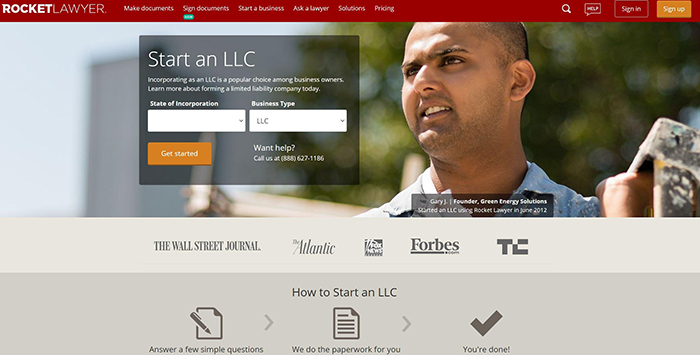 Rocket Lawyer LLC Formation Review
