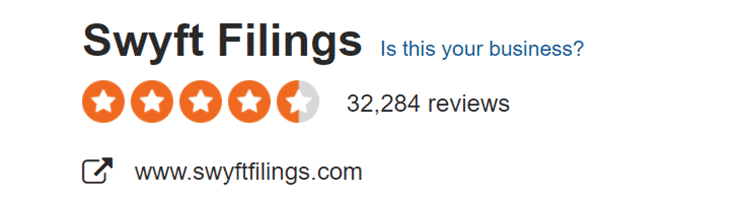Swyft Filings Sitejabber review score