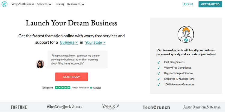 ZenBusiness Review 2021